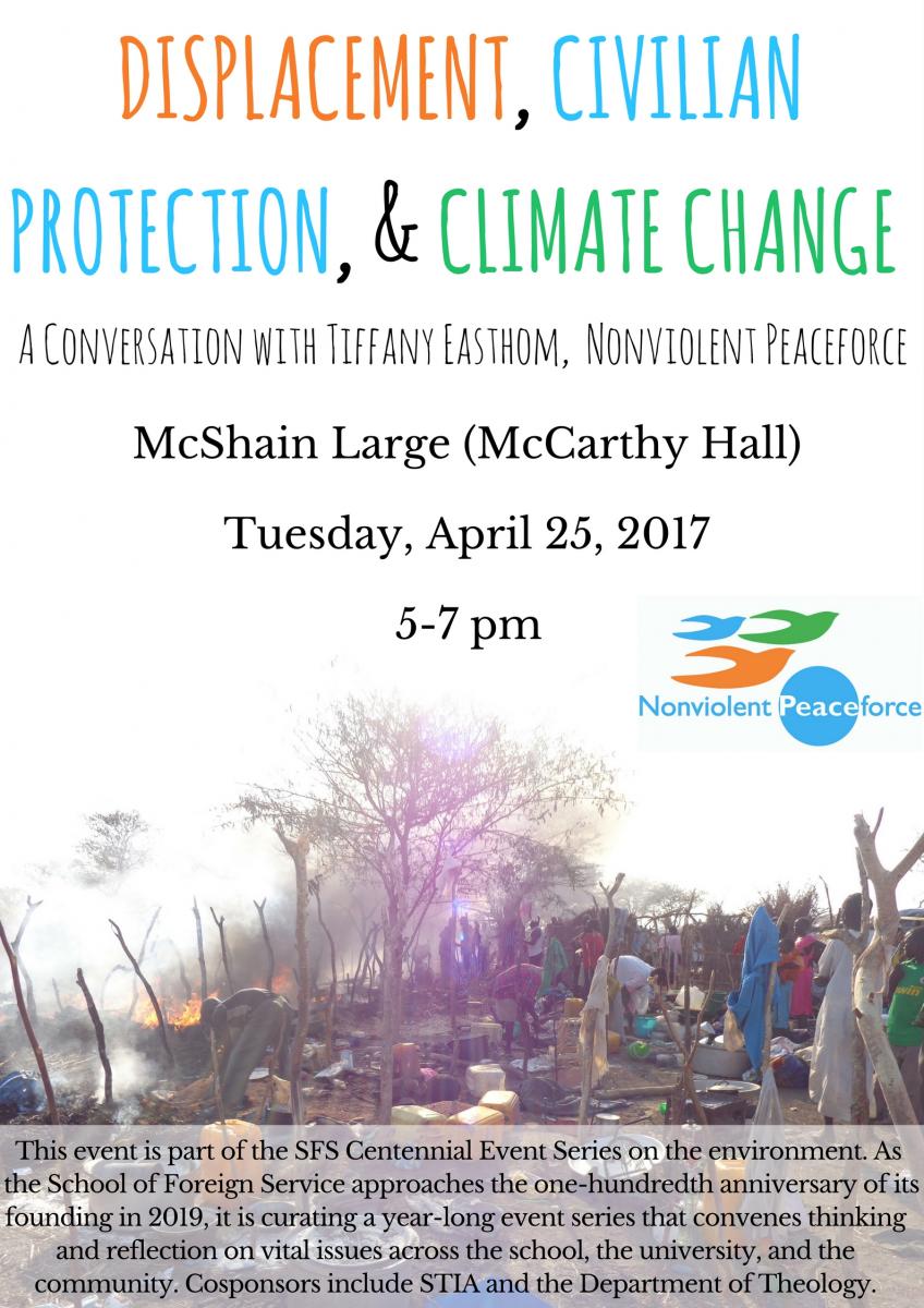 Displacement, Civilian Protection, and Climate Change